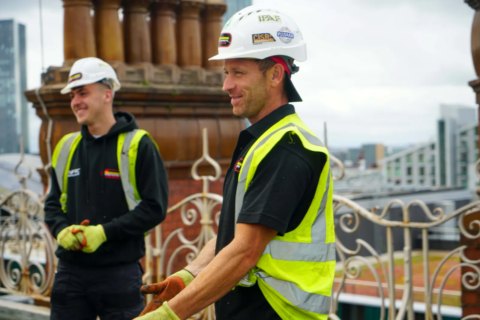 Re-roofing a live Manchester landmark — flat roofing the Midland Hotel. 12