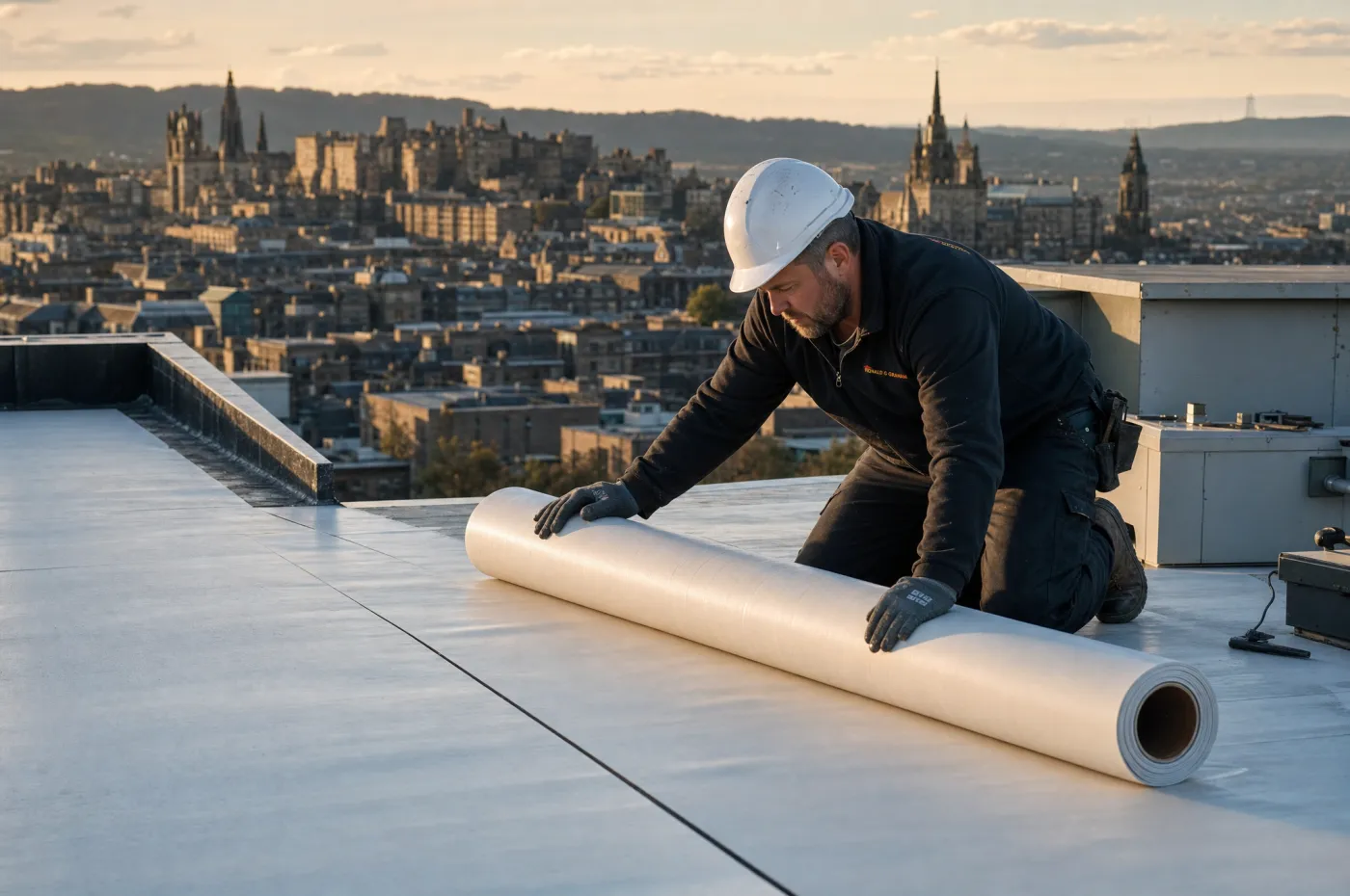 Commercial and industrial flat roofing